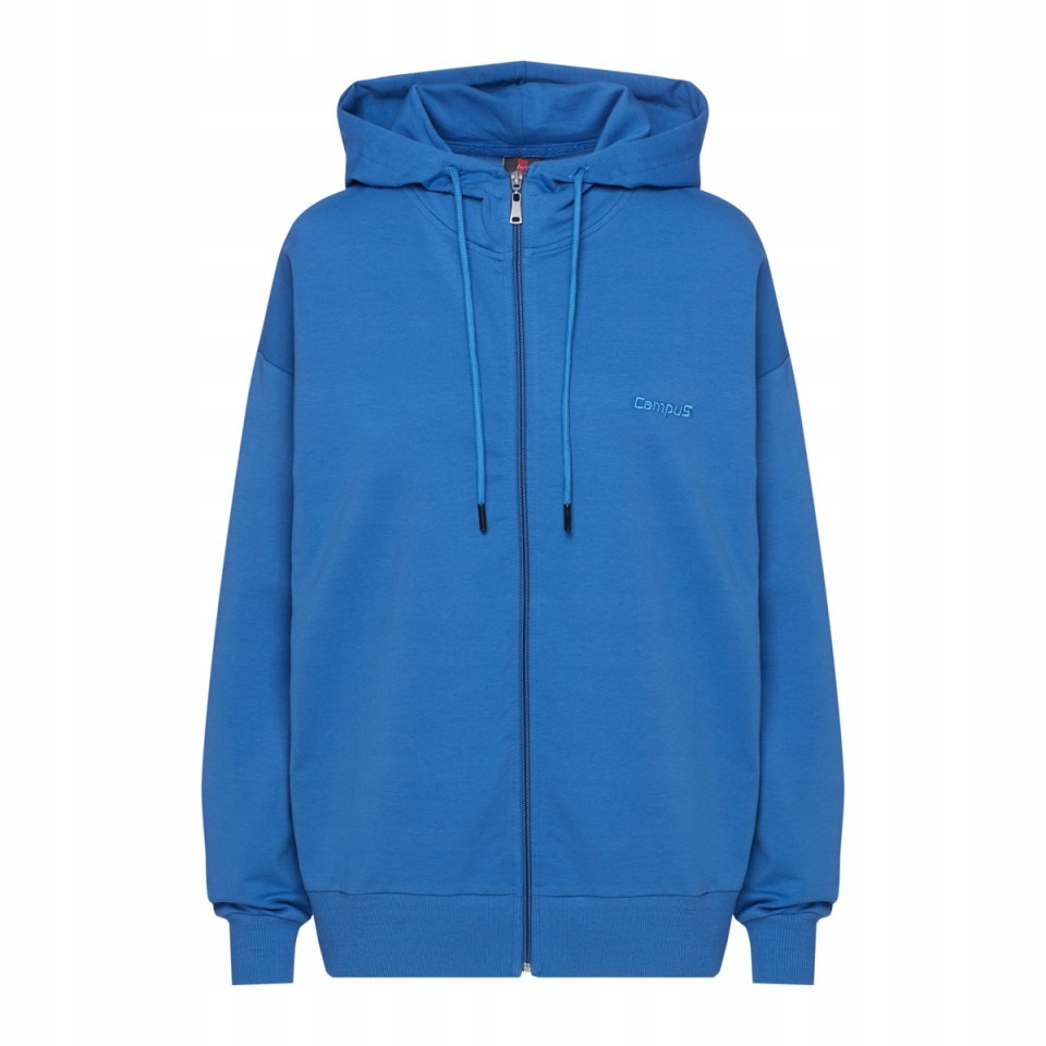Mikina dámská Campus Aquila Rozepínací s kapucí modrá XL