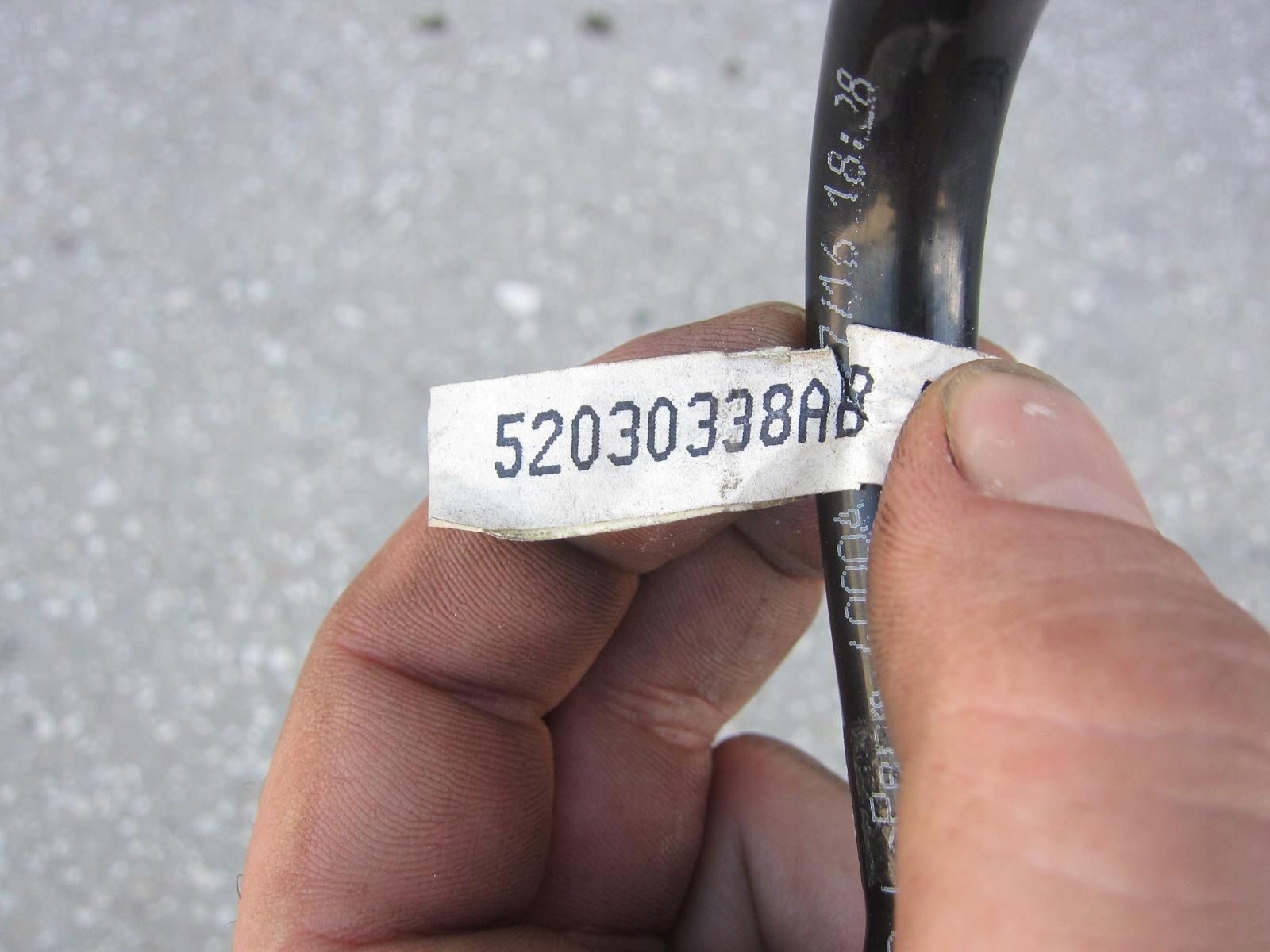 CHRYSLER PACIFICA 2016 fuel hoses KOMPLET