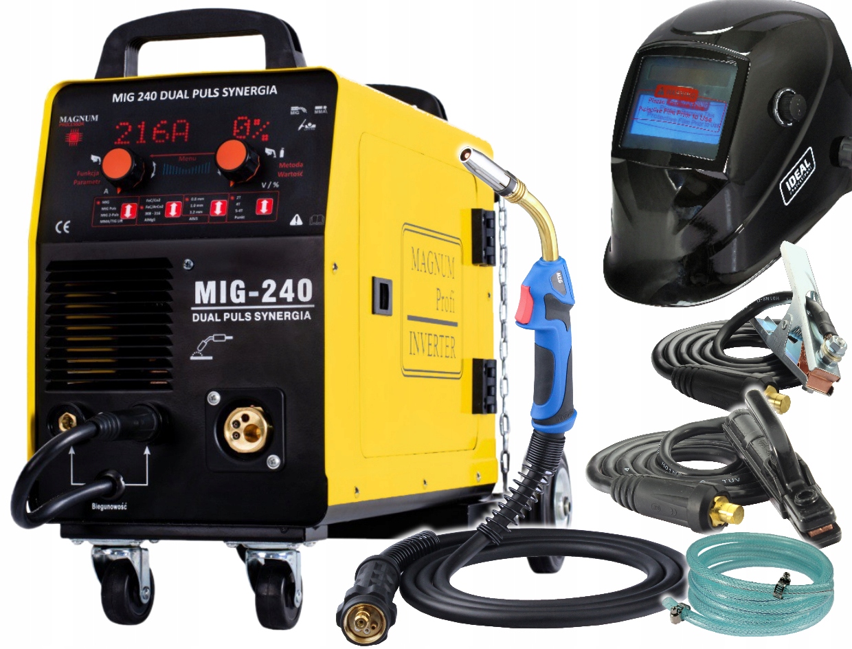 Сварочный аппарат MIGOMAT MIG 240 DUAL PULSE 4x4 MAGNUM ALU