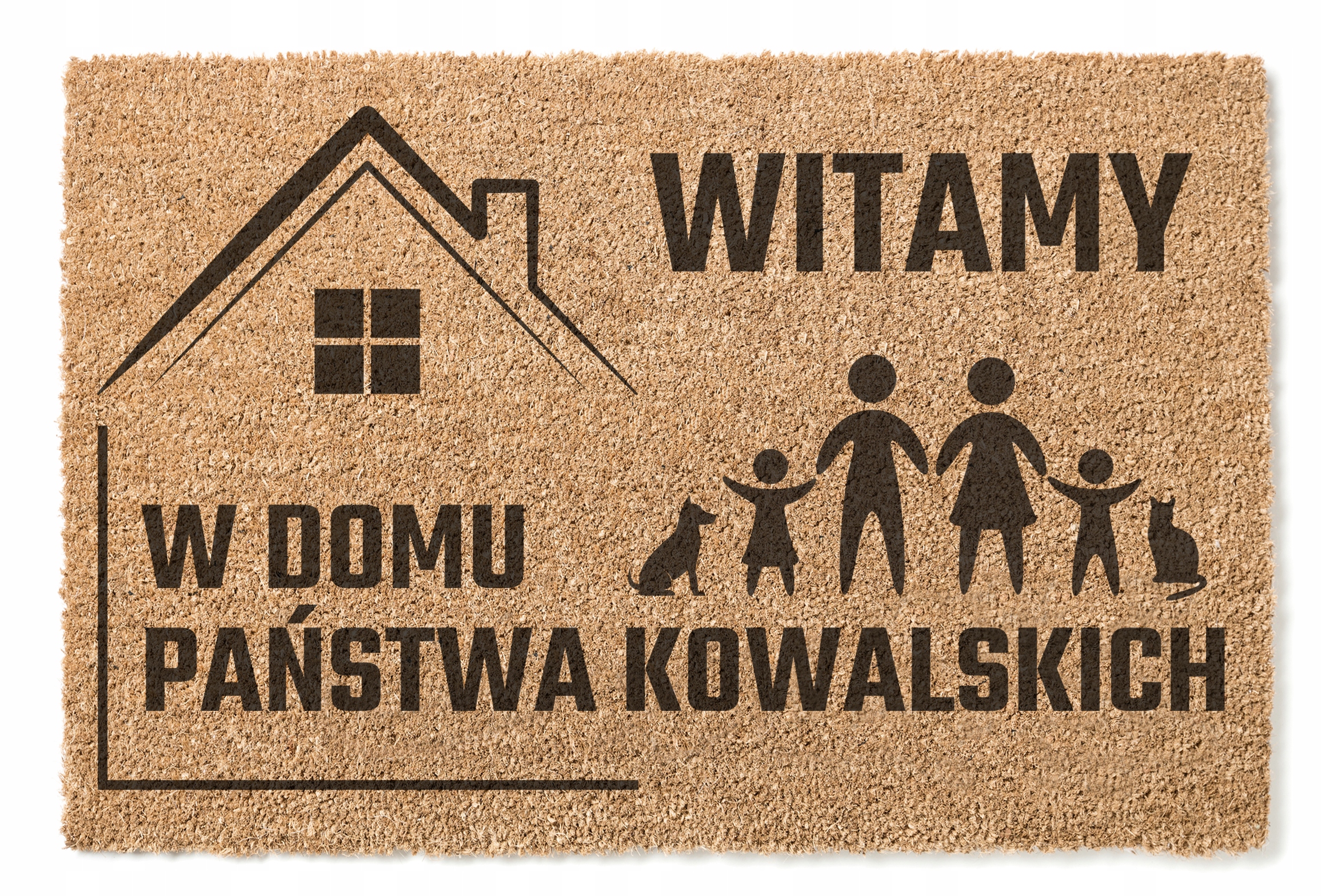 

Wycieraczka personalizowana Witamy W Domu Państwa