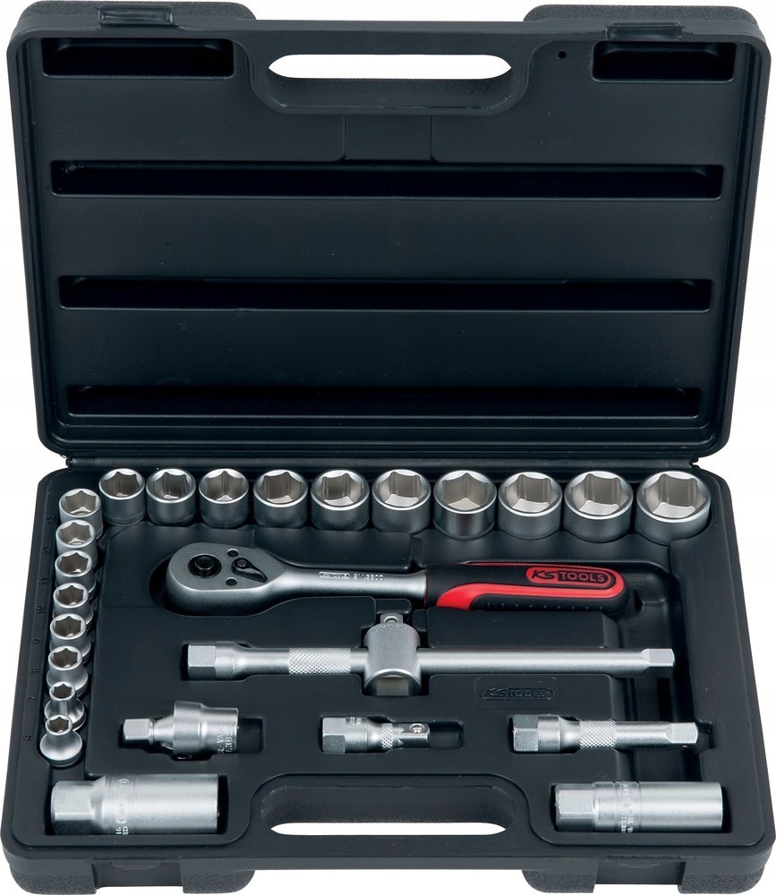 Sada nástrčných kľúčov s račňou 3/8" 26 prvkov 911.0626 Ks Tools