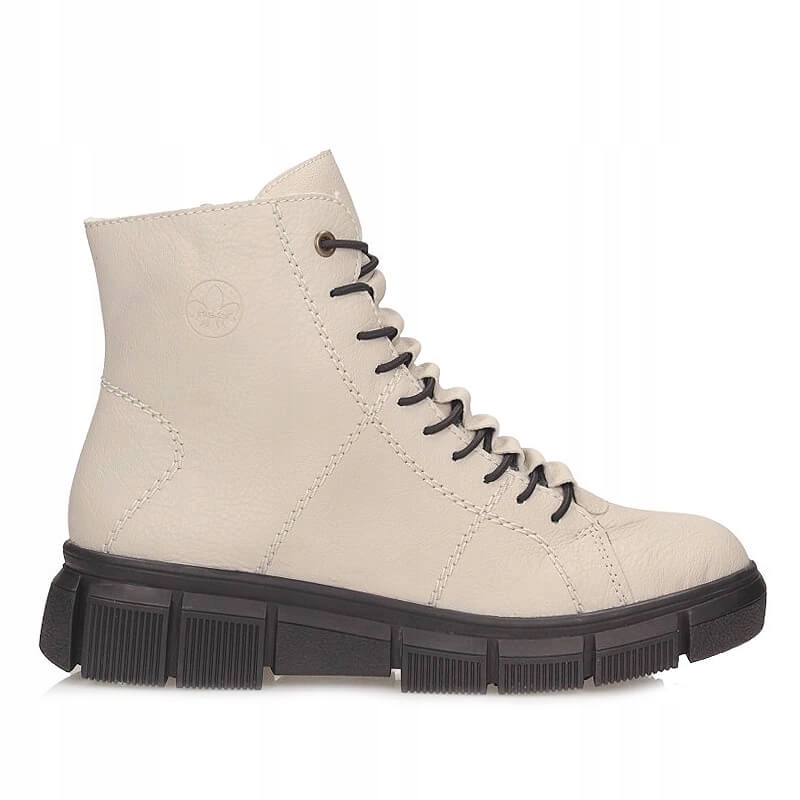 Komfortní béžové zateplené Kotníkové Boty Rieker X3428-60
