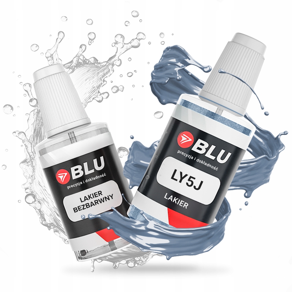 Lakier zaprawka samochodowa LY5J Klar niebieski liquidblau do Audi 20ml Blu
