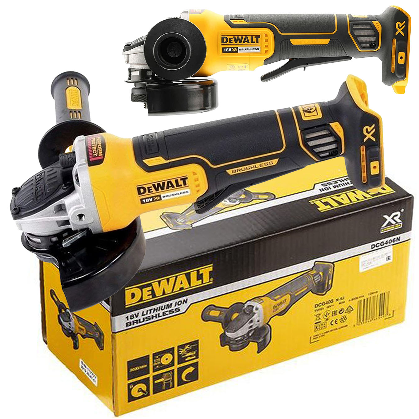 

Szlifierka Kątowa 18V Akumulatorowa Bezszczotkowa