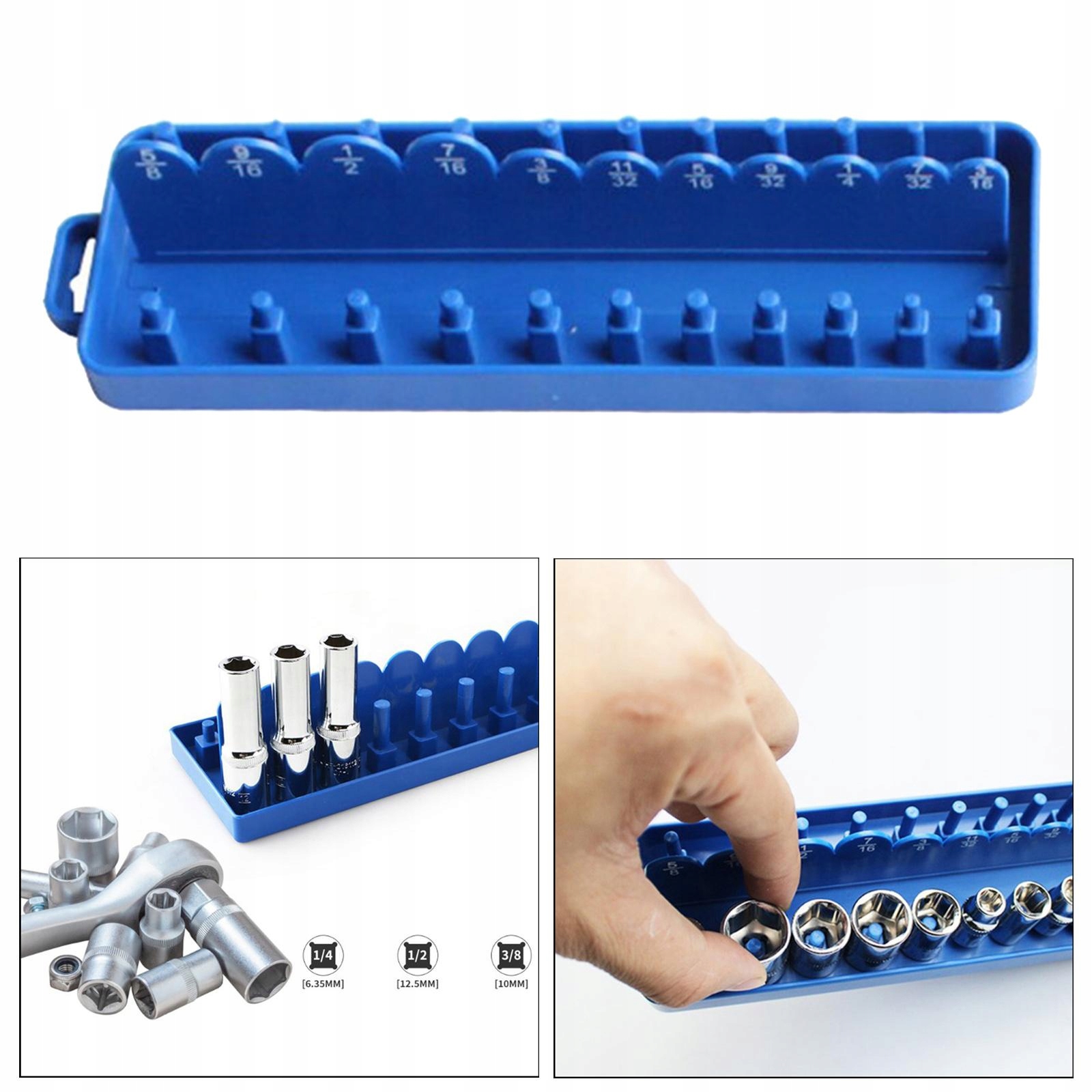 2x 1/4" 3/8" 1/2" szyna tacki Kod producenta 489060496