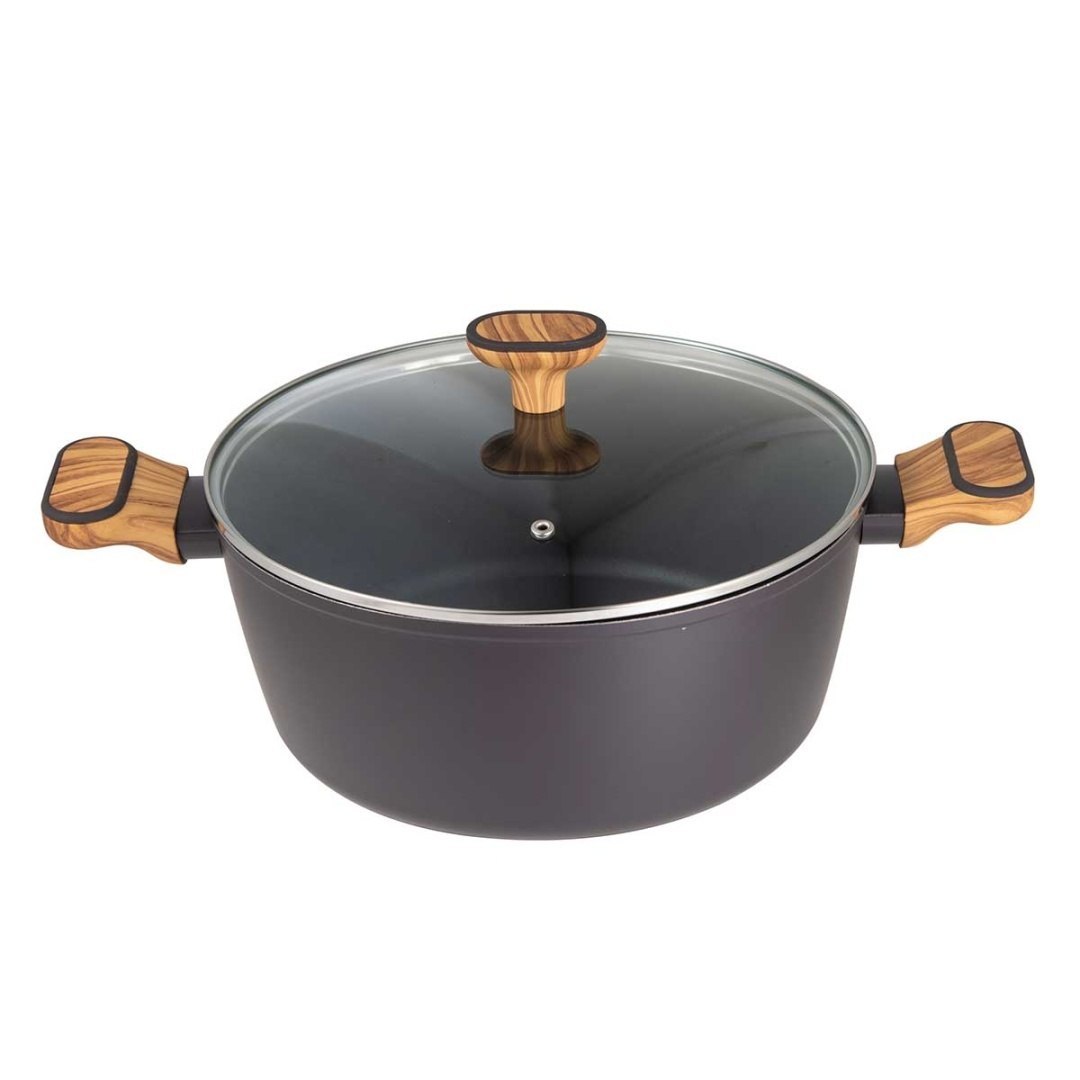 Hrniec Multiclad 28 cm s pokrievkou Bergner Bg-56038 Charcoal
