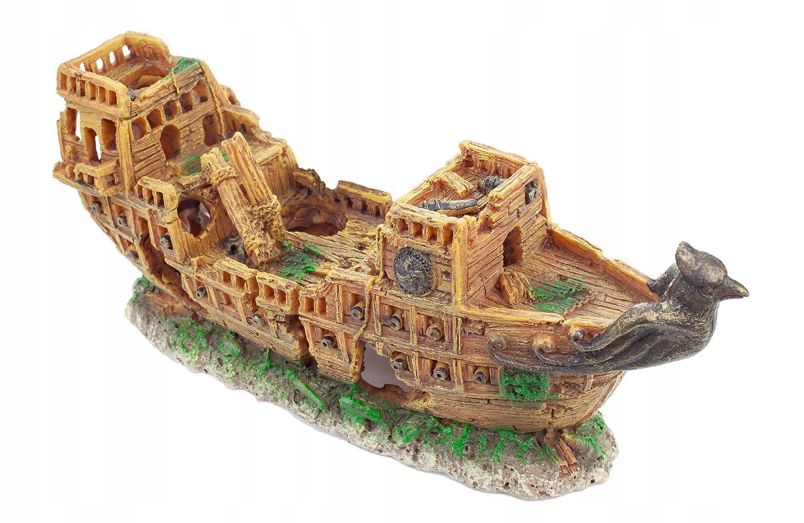 Akvarijní ozdoba Happet R092 loď vrak 25 cm