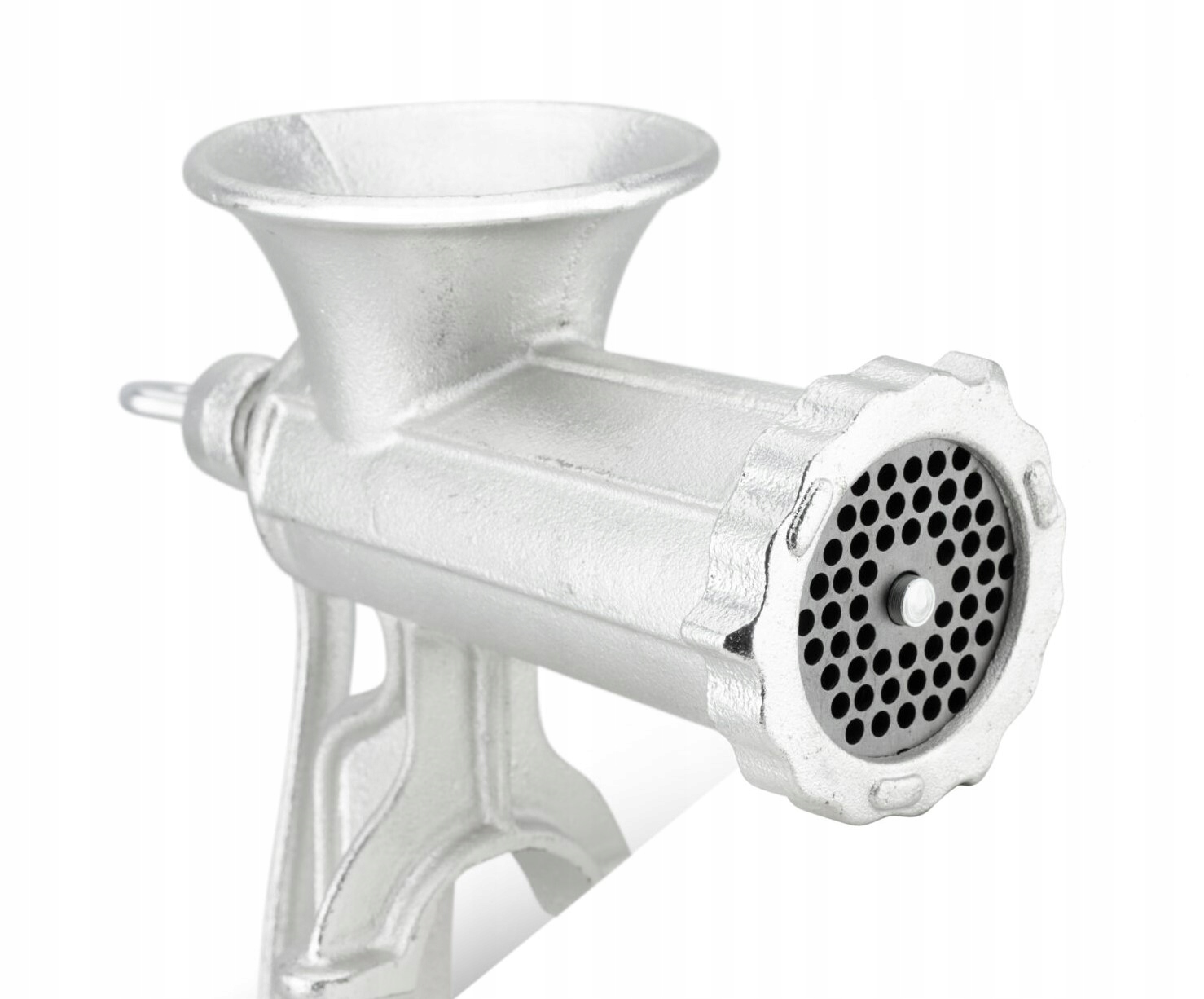 RĘCZNA MASZYNKA do MIELENIA Mięsa Żeliwna nr. 10 Nadziewarka 3 Sita Lejki Model EB 9203