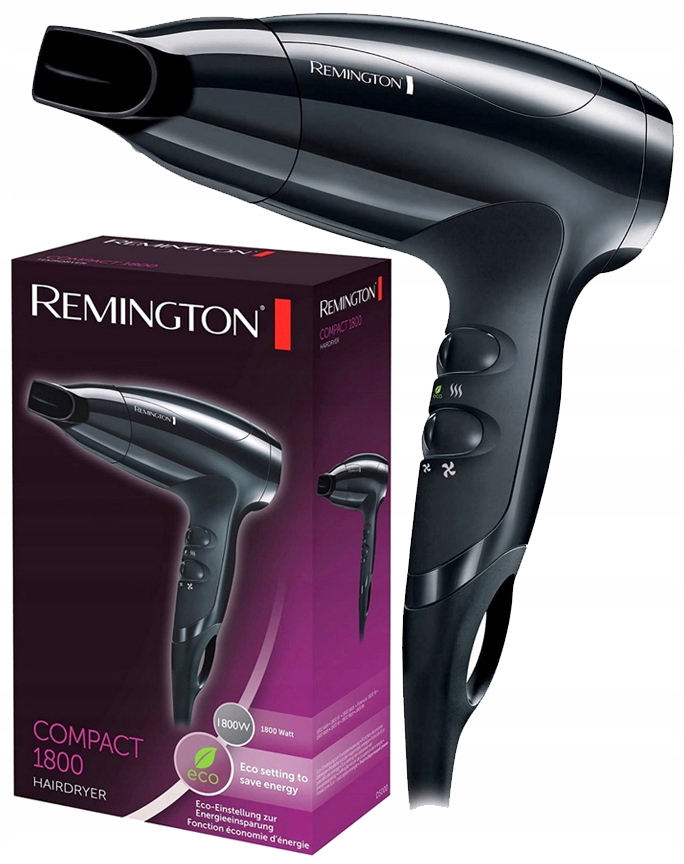 

Suszarka Do Włosów Mała Mocna Podróżna Remington