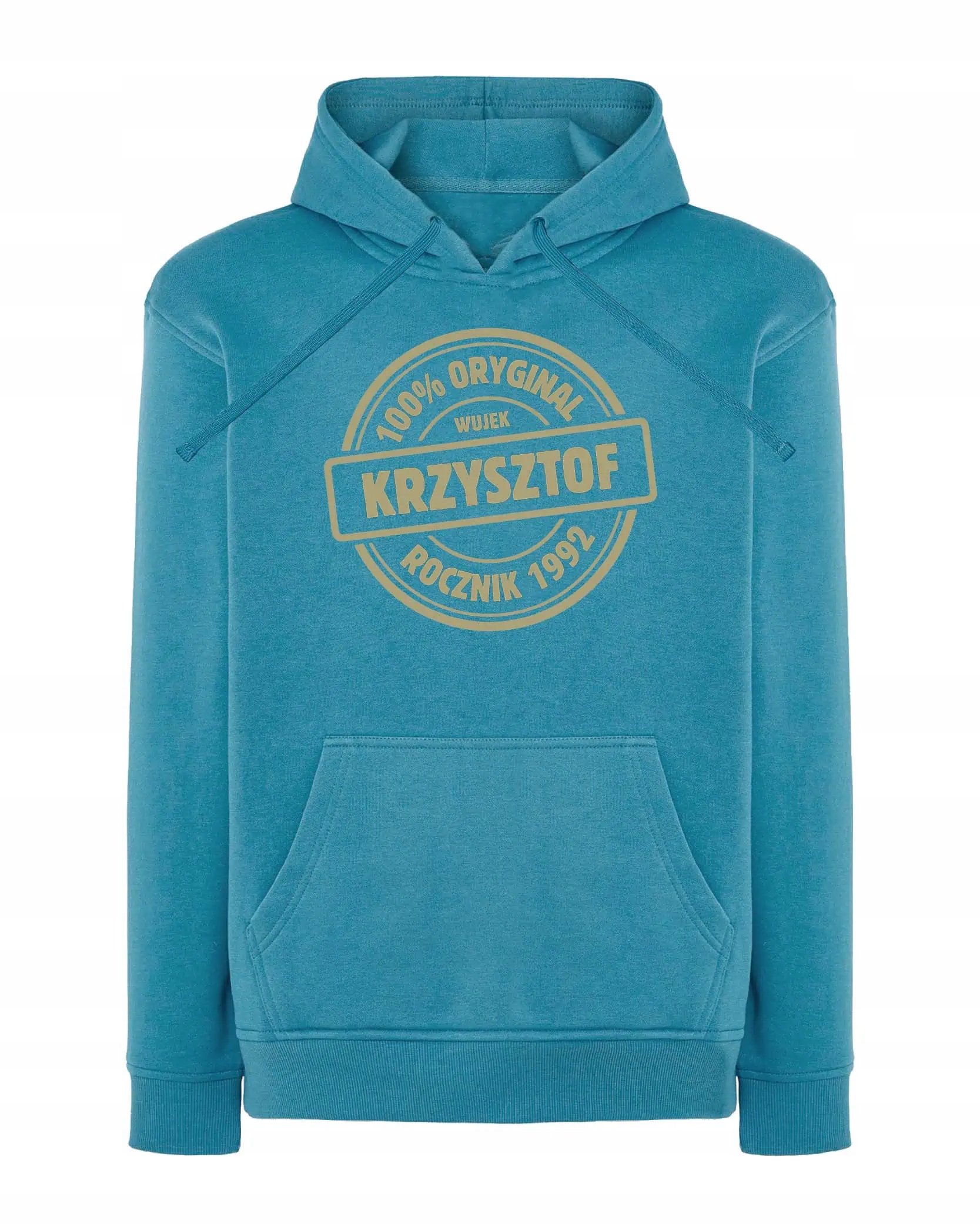 Mikina s kapucí Den mužů 100% Originál Dárek Modrá XL