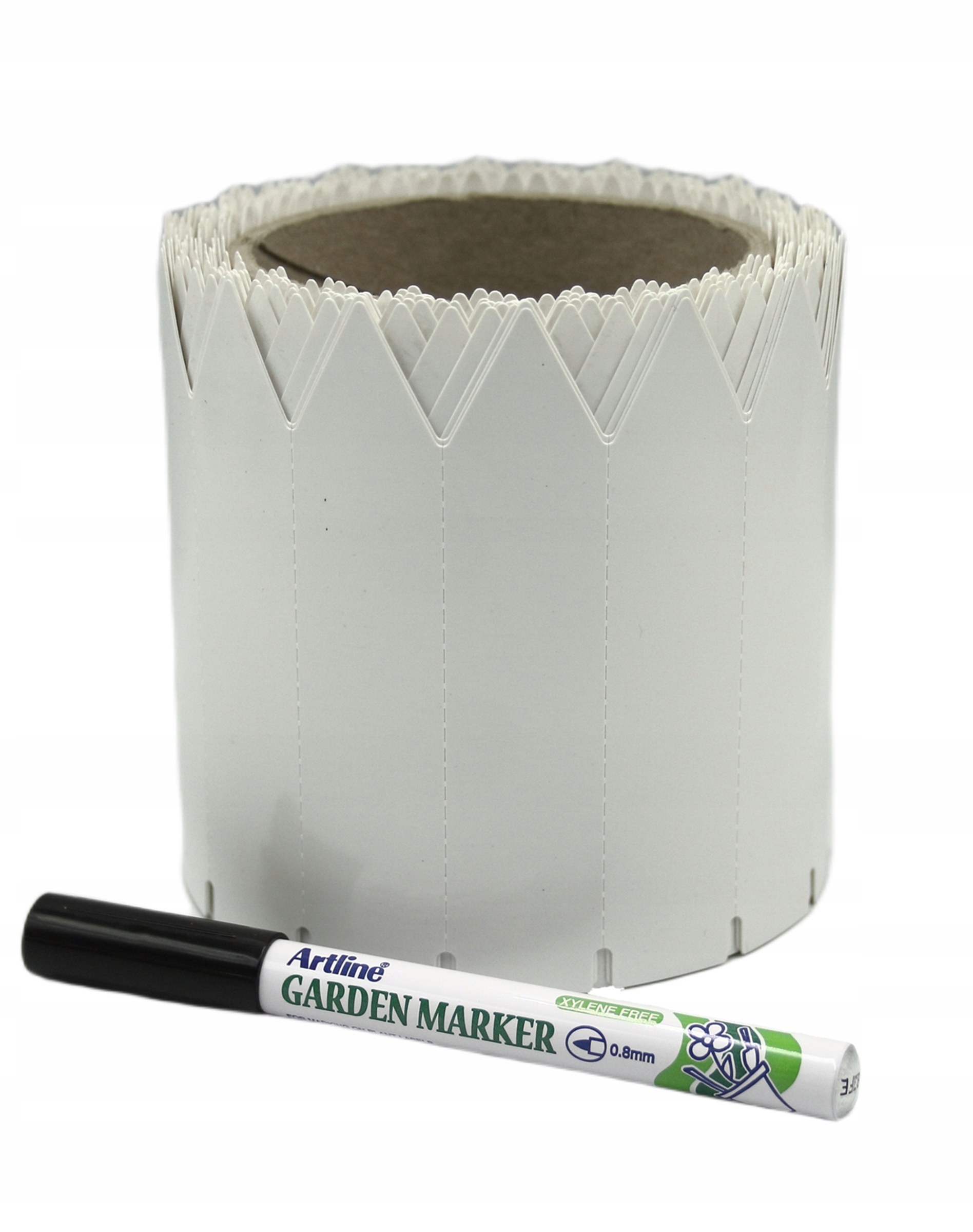 Marker zásuvné etikety/šipky 105 mm x 23,5 mm Bílé 2500 ks