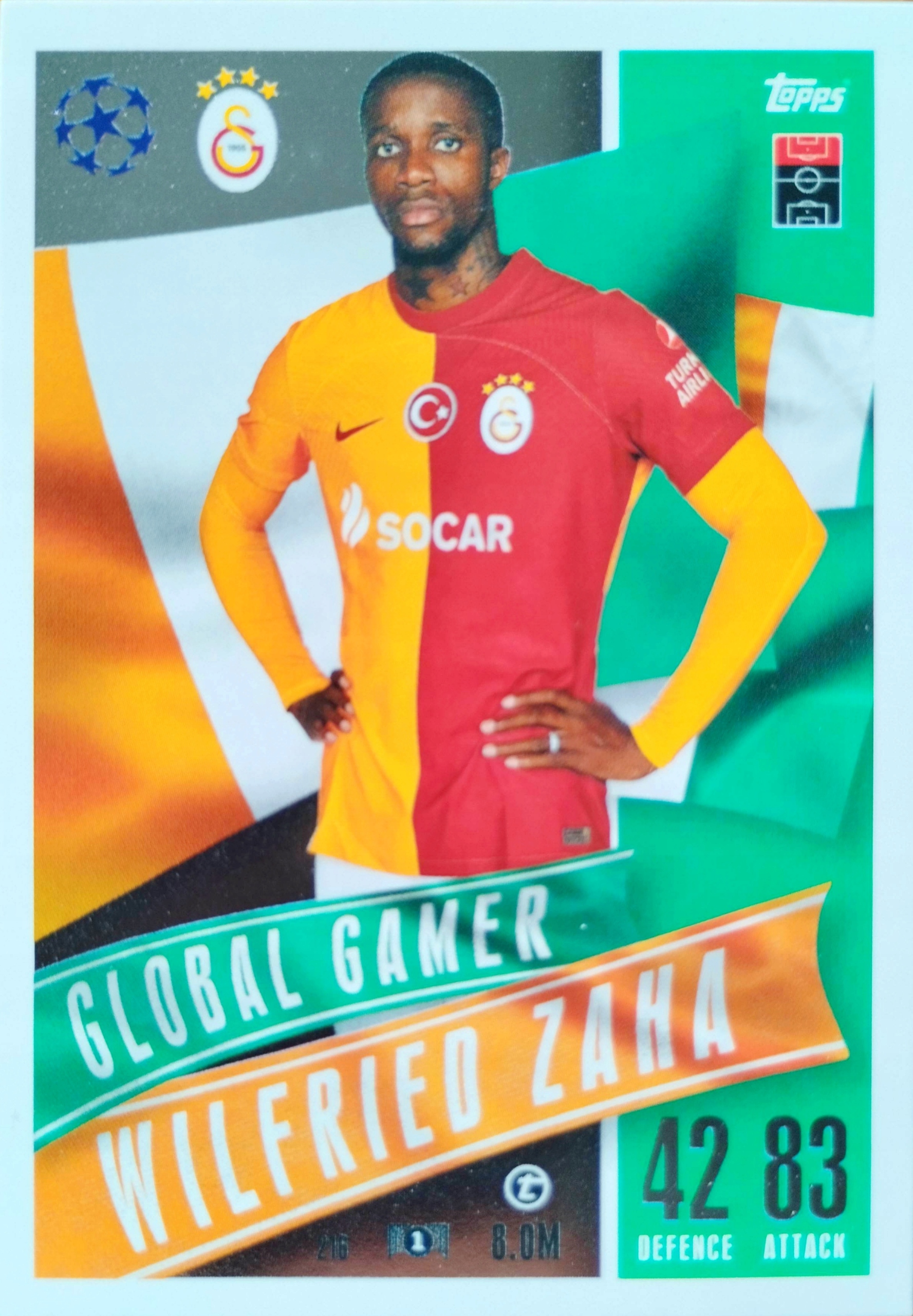 Topps Match Attax Extra 2023/2024 Global Gamer 216 Wilfried Zaha