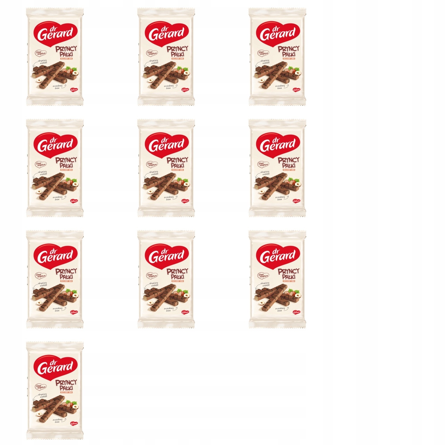 Levně 10 x 200 g Dr gerard oříškové tyčinky s příchutí dciastky