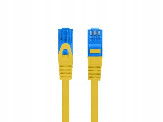 Lanberg Patchcord kat.6a S/ftp Cca 0.5m Żółty