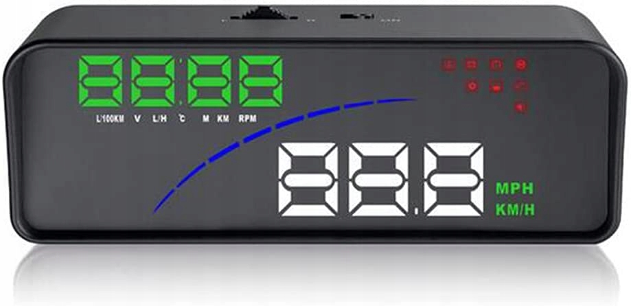 Jason202304030010 - Автомобільний дисплей P9 HUD Head Up Speedometer OBD2