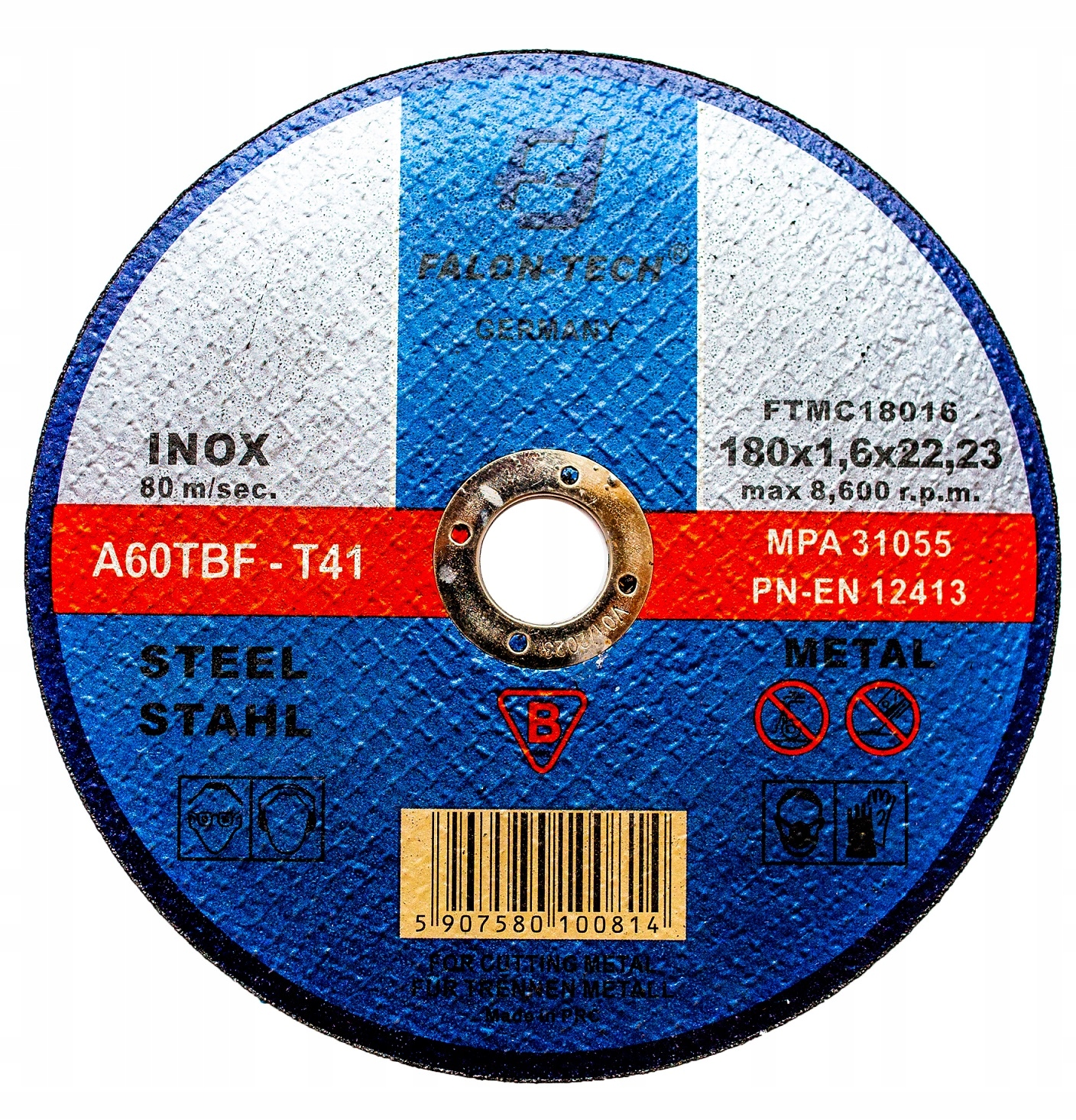 

Tarcze Tarcza Do Ciecia Metalu 180/1,6 mm Inox Ft