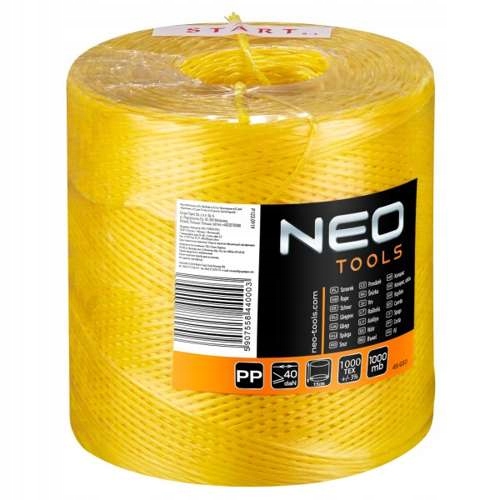 

Sznurek Polipropylenowy 1000m Neo Tools