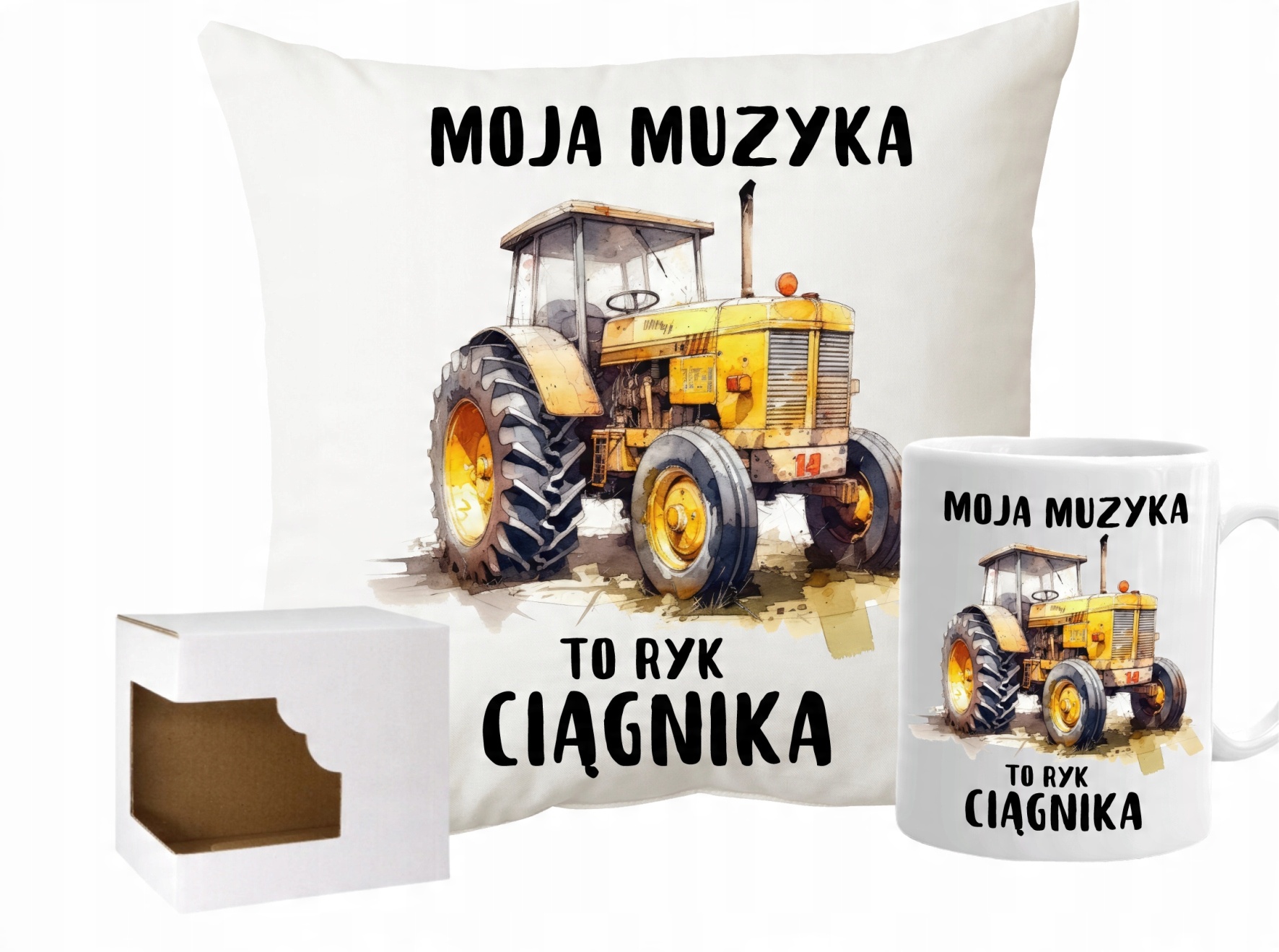 

Kubek Poduszka Ursus ciągnik traktor Moja Muzyka