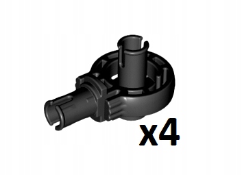 

Lego 47455 Technic Łącznik zawias Czarny 4 szt. N