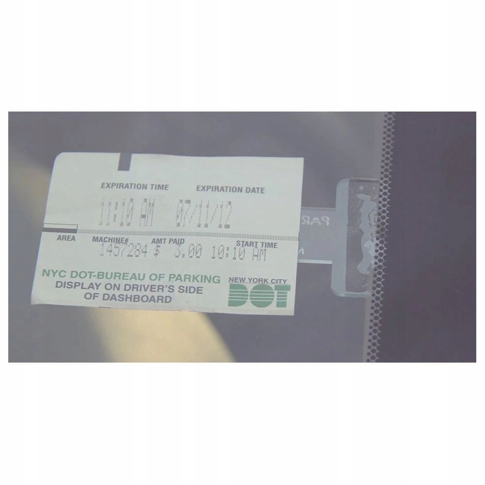 UCHWYT KLIPS na BILET PARKINGOWY LEGITYMACJĘ SZYBĘ Marka Inna