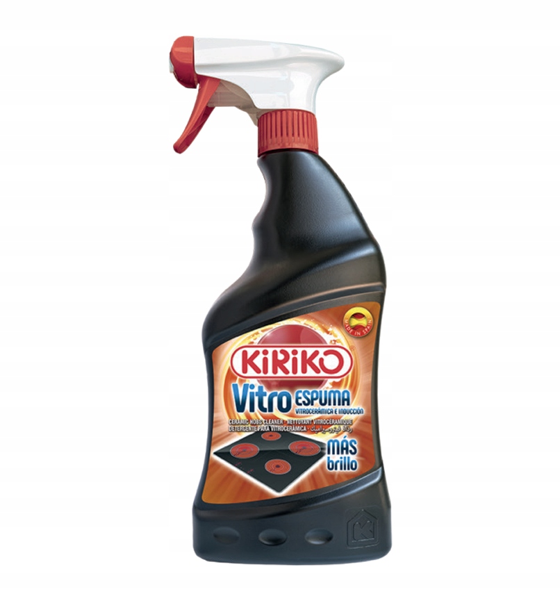 PŁYN ŚRODEK DO CZYSZCZENIA PŁYT CERAMICZNYCH PLAM ZABRUDZEŃ 750ml Kiriko