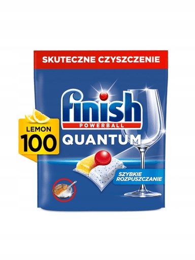 Levně Finish Quantum All in 1 Lemon tablety do myčky 100 Ks