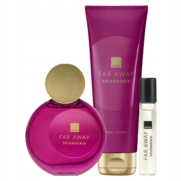 Avon Sada Far Away Splendoria 3 Kosmetika Voda Balzám Parfém