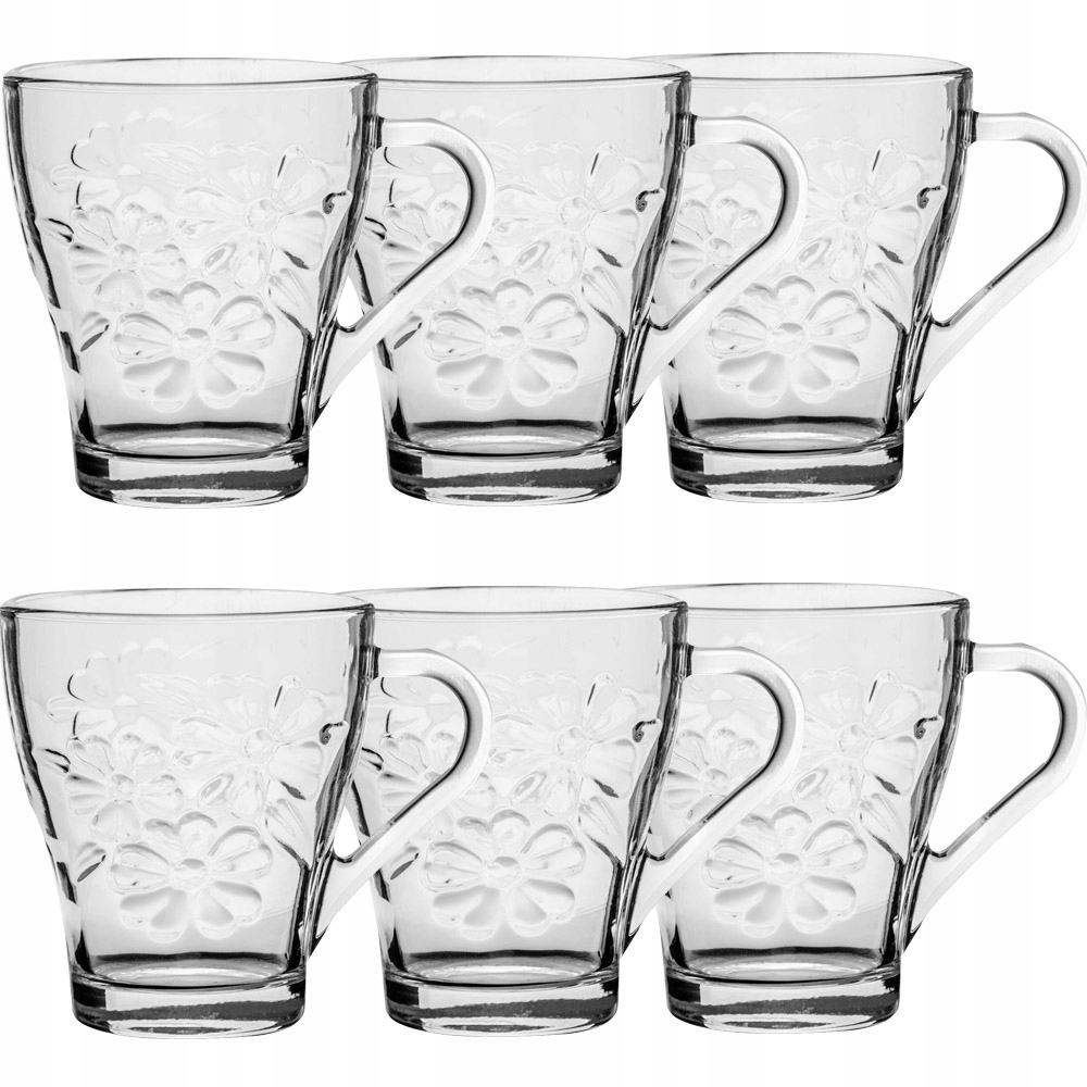 

Szklanki z uchem 250 ml Florina Daisy zestaw 6 szt