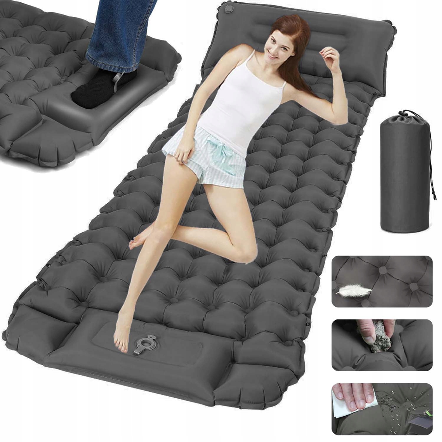 Karimatka Campingová 200X70X5 CM Matrace Samonafukovací Turistická