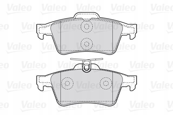 KLOCKI HAMULCOWE TYŁ 301783 VALEO CADILLAC CITROEN Stan opakowania oryginalne