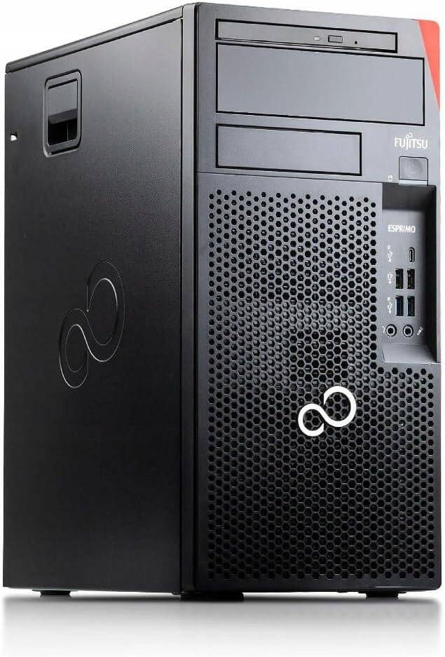 Wydajny Komputer Fujitsu Esprimo P757 i5-7400 8GB 256GB SSD W10P DVD Wysokość produktu 37.5 cm
