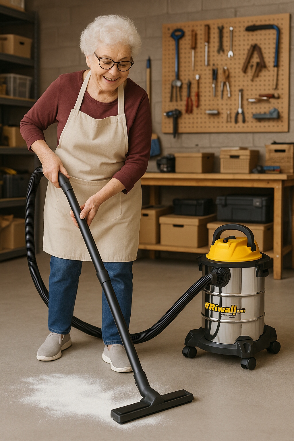 Пилосос промисловий безворсовий 2.0 РВС-01 сухий вологий для золи каміна Бренд Riwall