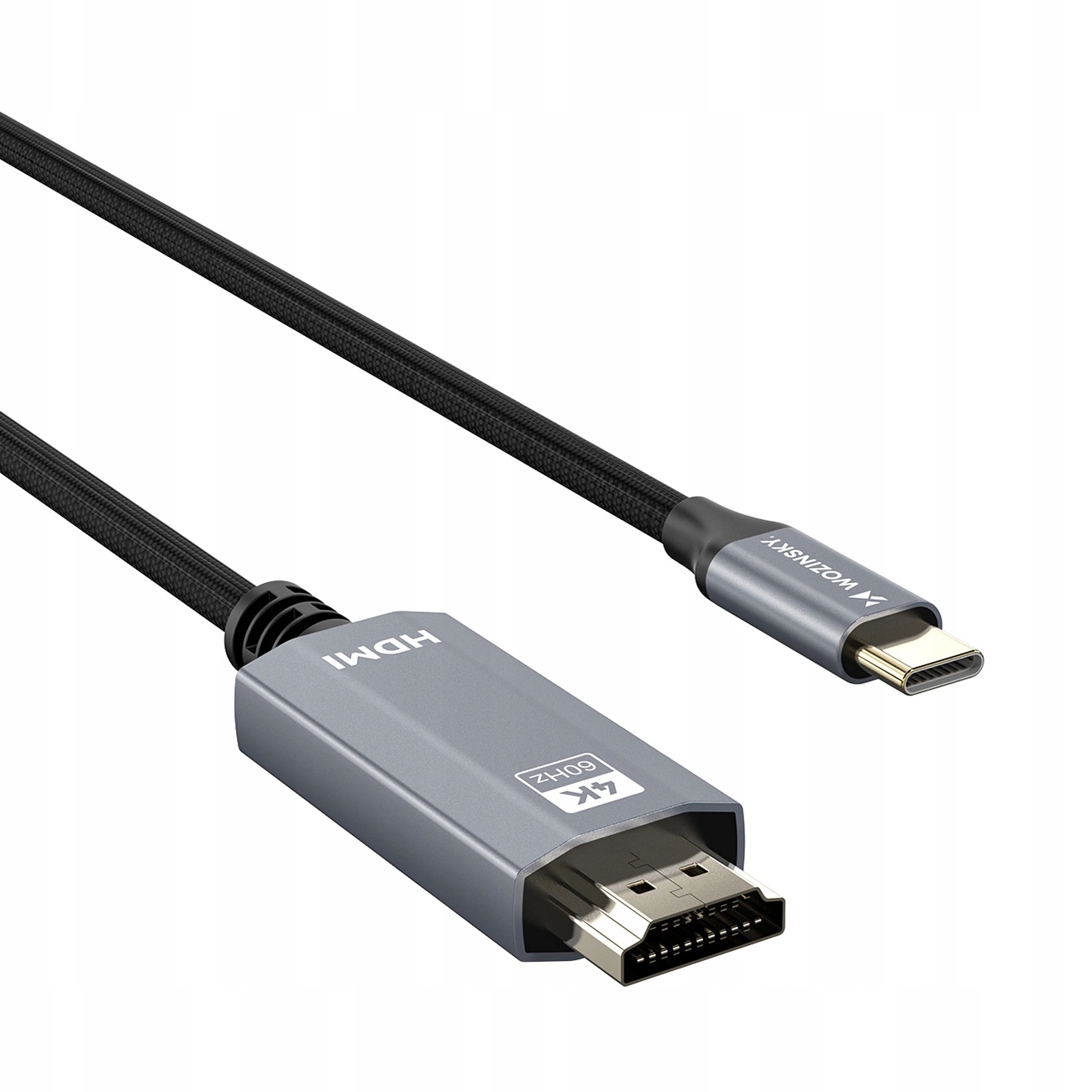 Wozinsky Kabel WCCH-01 Usb-c Hdmi 4K 60HZ 1,8M Do Tv Monitora Komputera