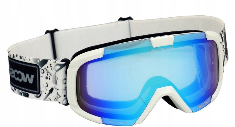 GOGLE NARCIARSKIE WOOSH W96-1 UV + ETUI + SKI RZEP