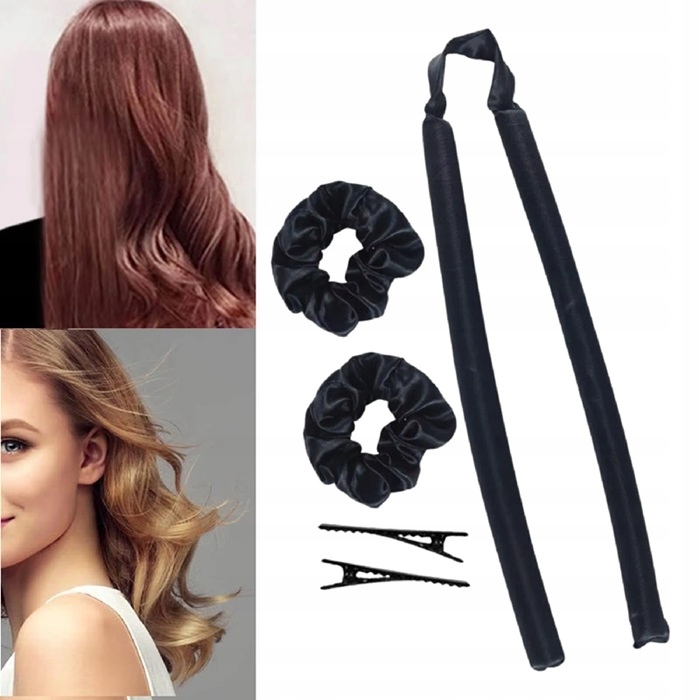 Wałek do włosów Wałek do kręcenia loków Czarny