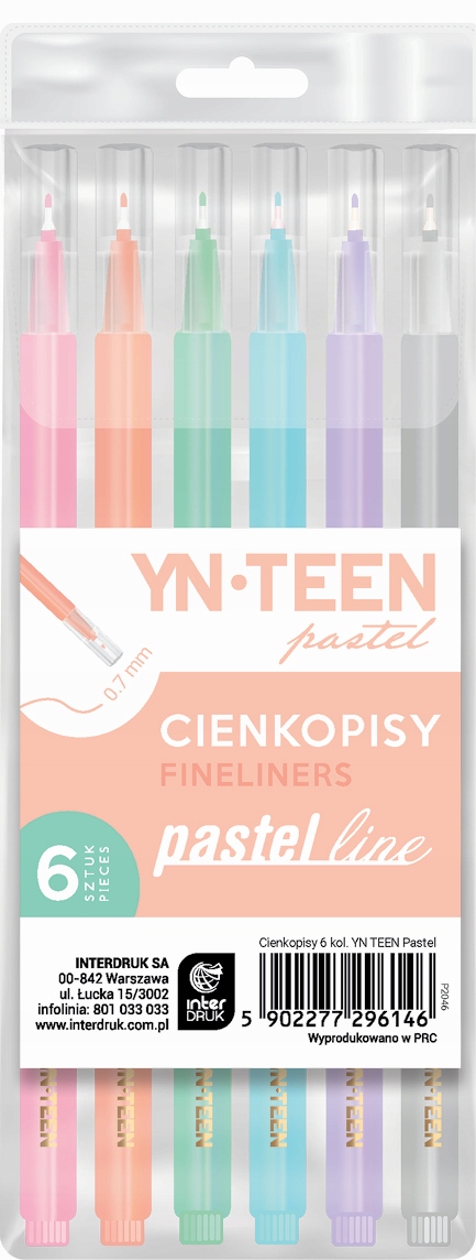 

Cienkopis Basic Line Yn Teen pastel