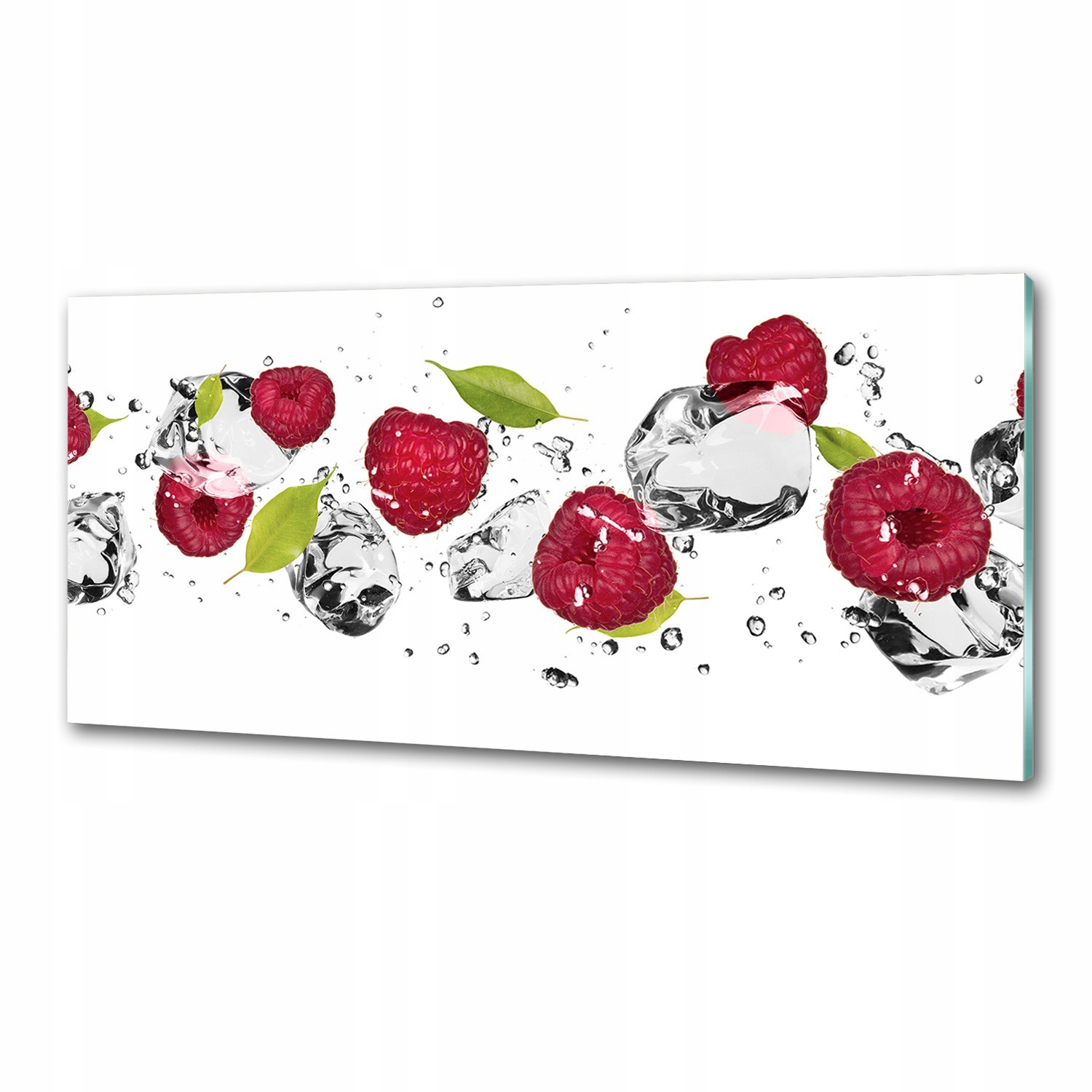 Panel do kuchyne Malina a voda 125 x 50 cm Lepidlo