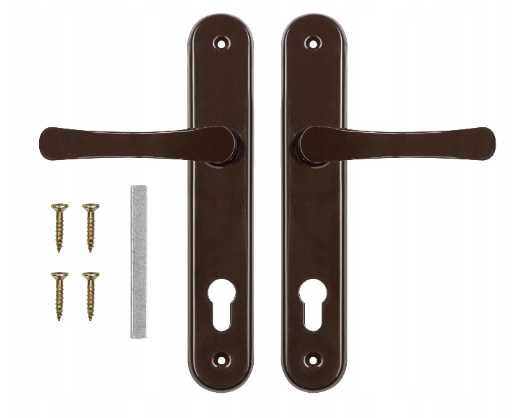 KLAMKA ALUMINIOWA MALOWANA 90 MM NA WKŁADKĘ BRĄZ Marka XL-Tools