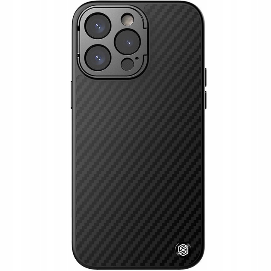 Pouzdro Nillkin Carboprof pro iPhone 15 Pro Max pro MagSafe, uhlíkové vlákno Tpu