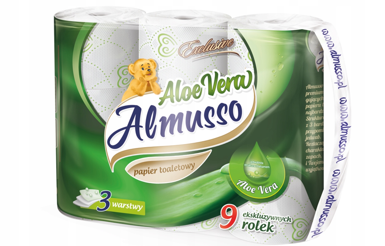 

Papier Toaletowy Almusso Aloe Vera 9 rolek