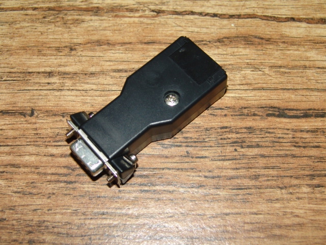 Przejściówka adapter RJ45 na DB9 (F) typ PRJ4FS-9 czarna, skręcana !