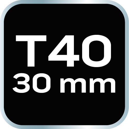 Końcówka TORX T40 x 30 mm, S2 x 2 szt. Kod producenta 10-922