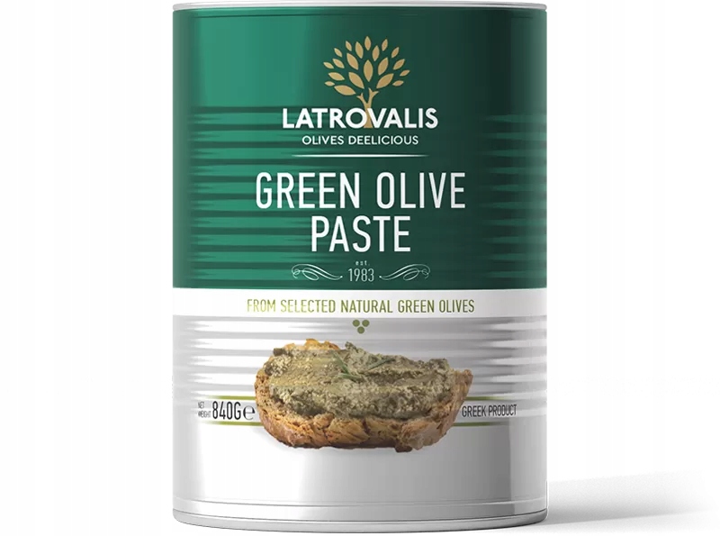 

Pasta z zielonych oliwek 840g
