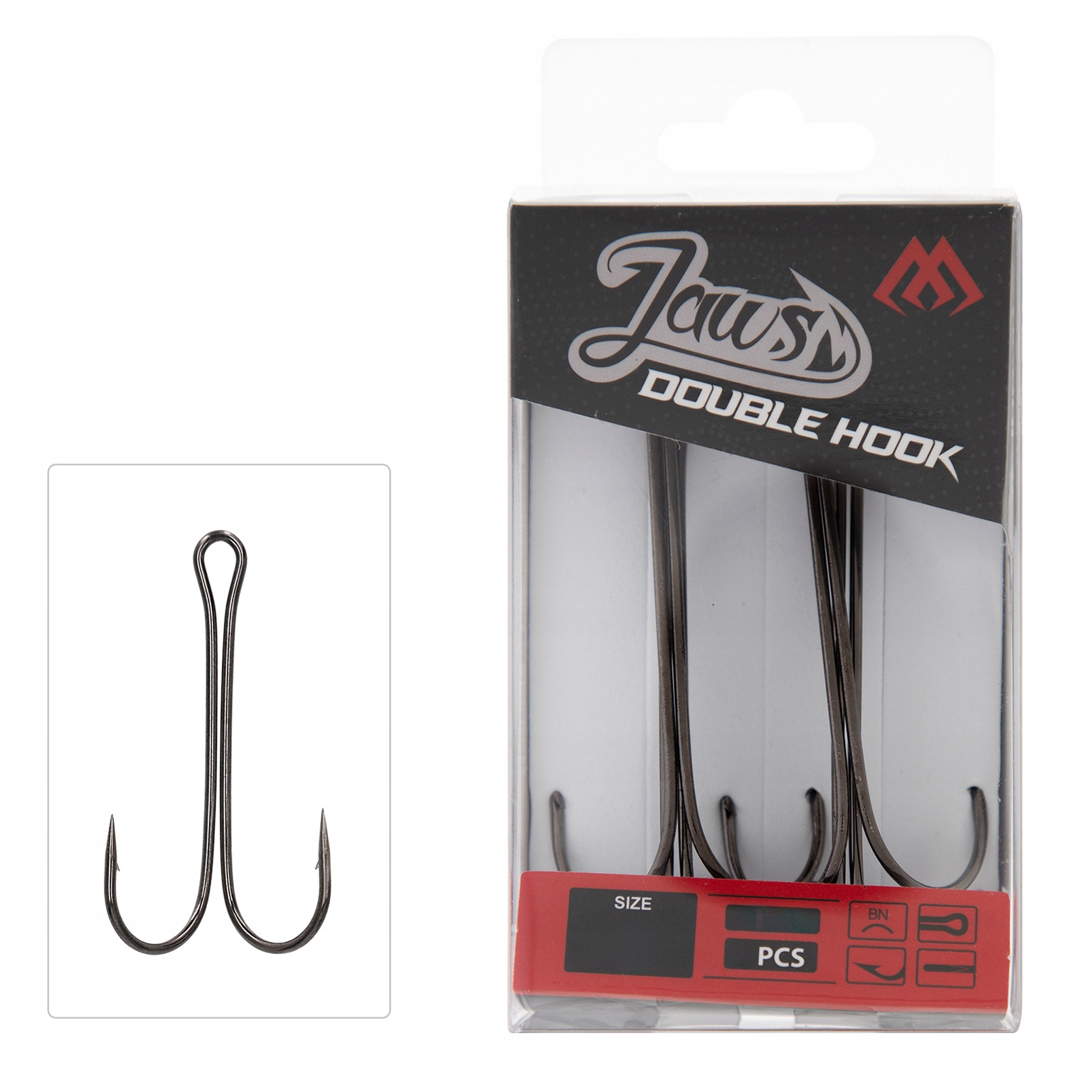 Kotwica Podwójna Mikado Jaws Double Hook #3/0 op.5szt