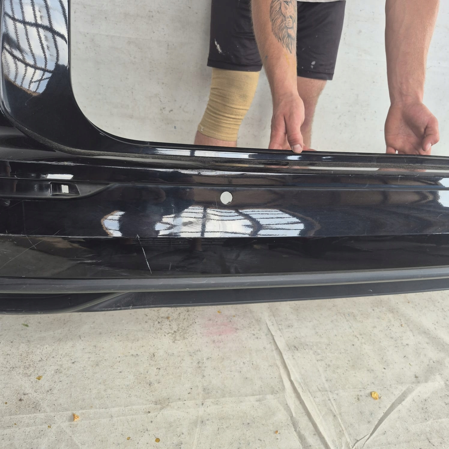 VW GOLF VIII 8 KOMBI 19-> bumper rear part rear 4XPDC