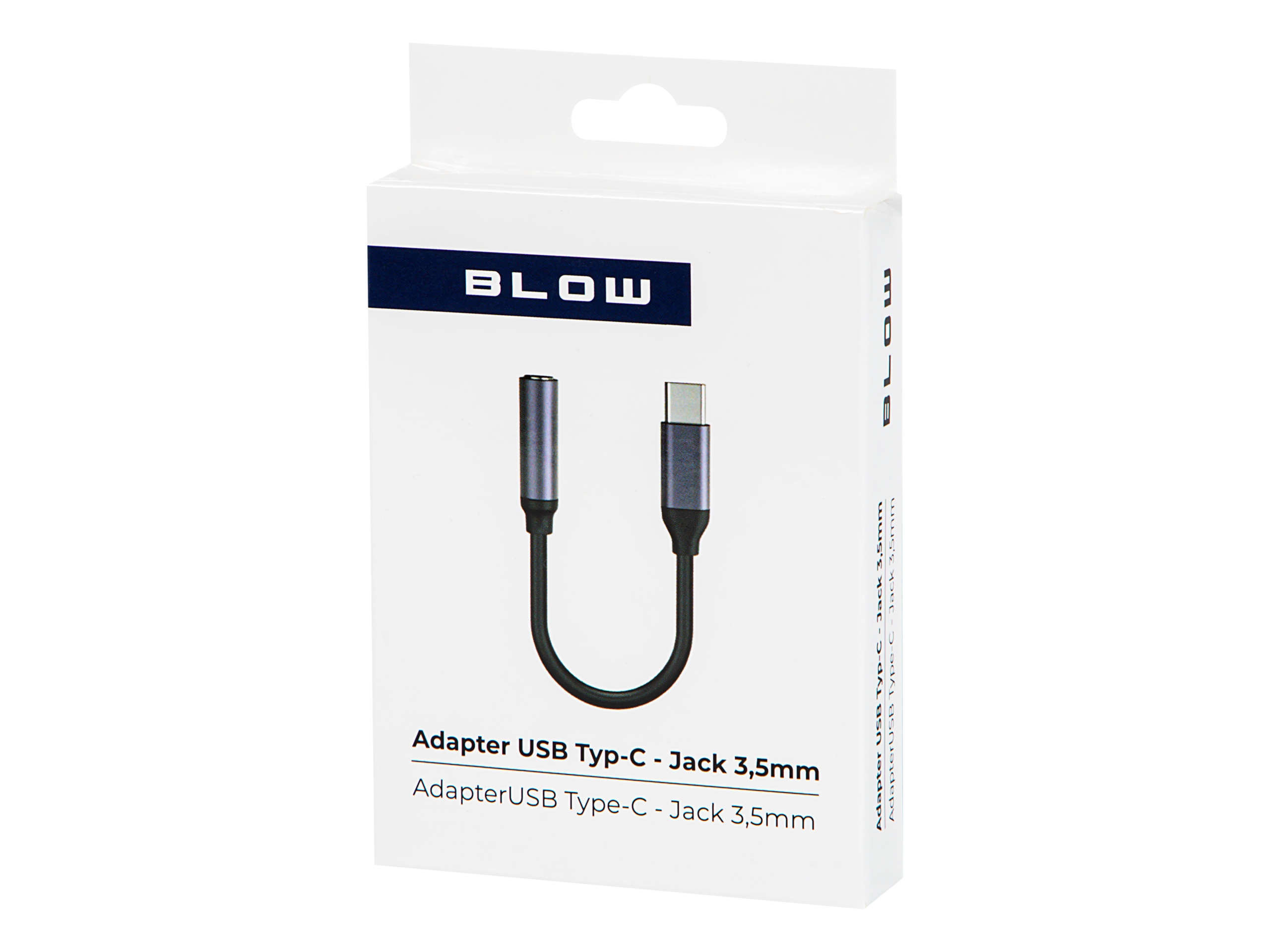 Adapter audio Usb-c Blow z mini jack 3,5 mm z przetwornikiem Dac