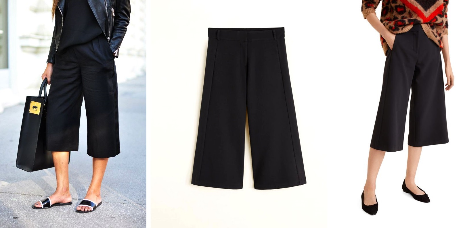 

Mango spodnie 3/4 Culotte Kuloty Palazzo Xs