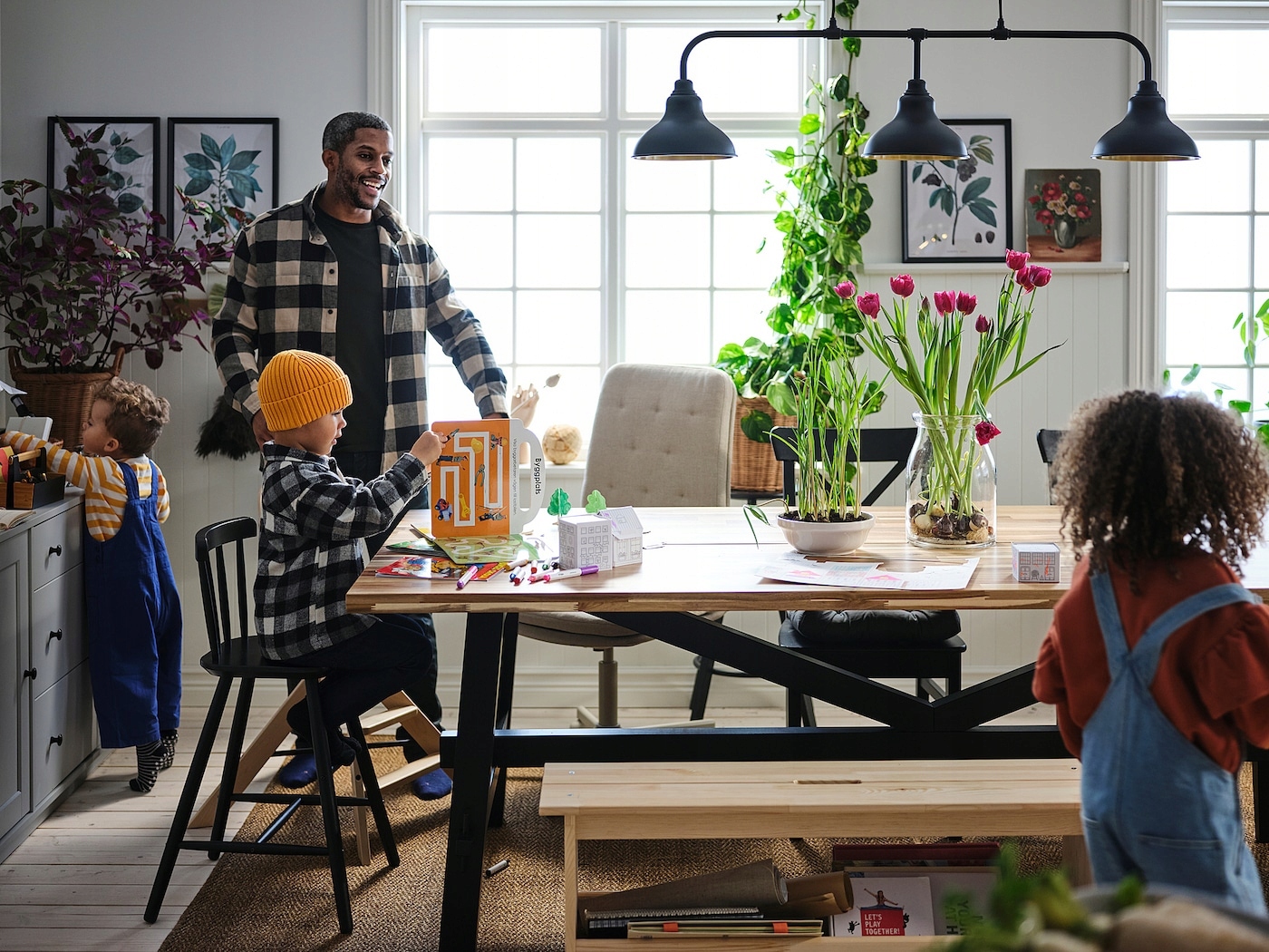 AGAM Krzesło dziecięce - czarny Kolor czarny