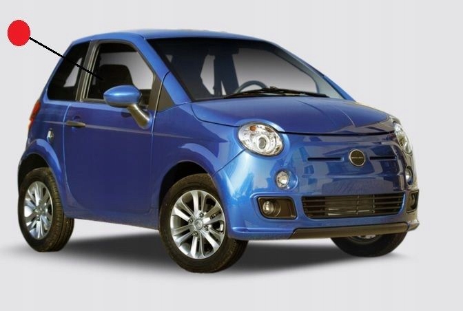 766BG110X - Стекло правой двери BELLIER B8