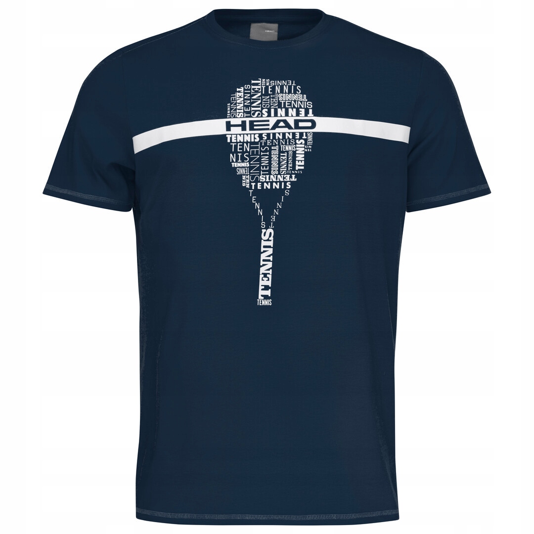 Koszulka Tenisowa Męska Head Typo T-shirt Men Dark Blue L